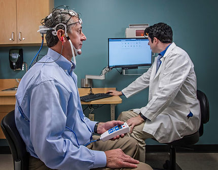 Clarity Dx device being used on a patient